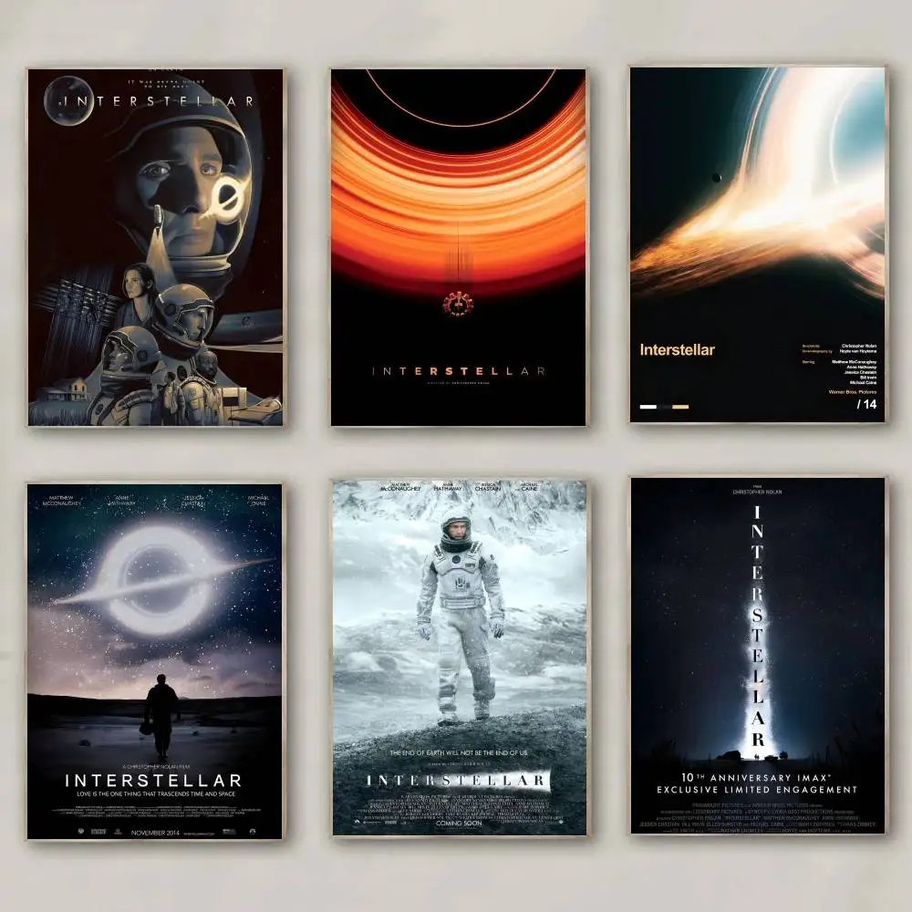 1pc Classic Hot Movie I-Interstellar Art Poster Wall Art For Study Living Room Decor Unique Home Decoration Picture