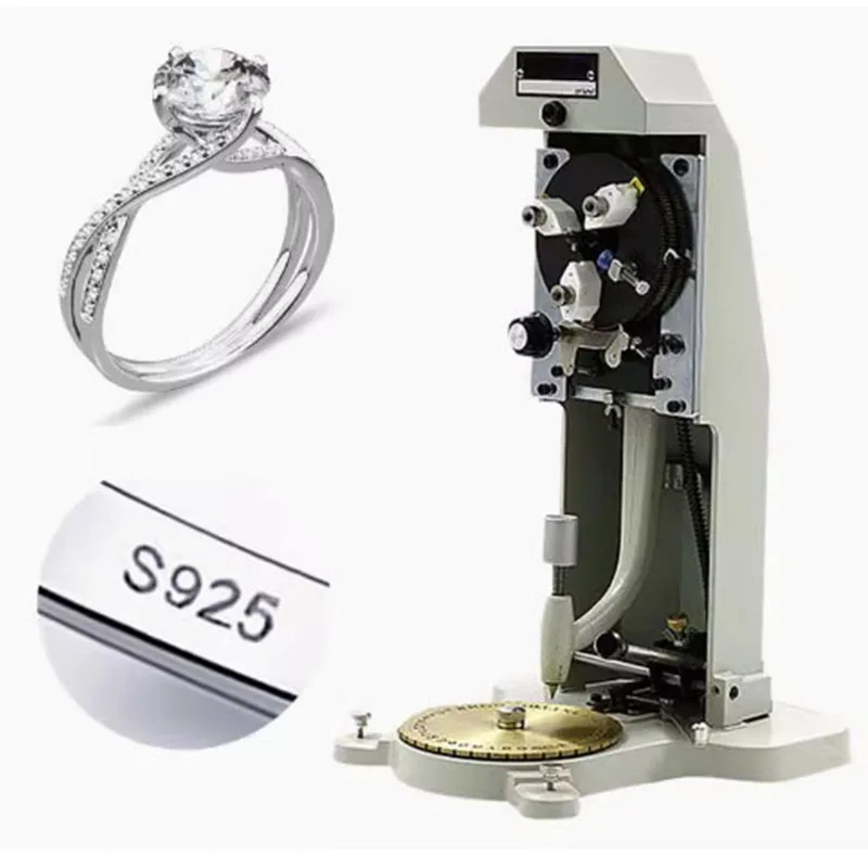 

NEW Inside Ring Engraver Stamper with Two Faces Standard Letter Block Dial Jewelry Making Engraving Machine