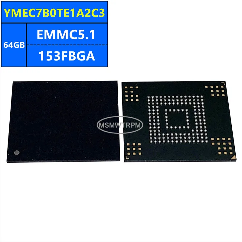 YMEC7B0TE1A2C3 YMEC7A2TB2A2C3 YMEC6A2TB1A2C3 EMMC5.1 32GB 153FBGA Memory Chip IC Electronic Components New Original