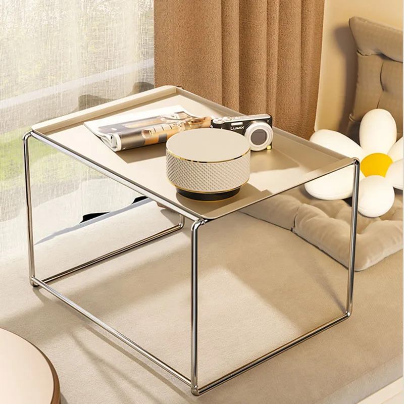 

Modern Nordic Living Room Coffee Table Design Stainless Metal Coffee Table Portabl Hardcover Stolik Kawowy Home Furniture