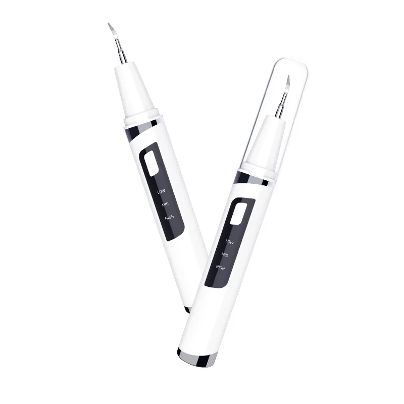 Ultrasonic Electric Toothbrush Portable Tartar Remover Teeth Whitener Sonic Dental Scaler Visible Oral Cleaner Kit