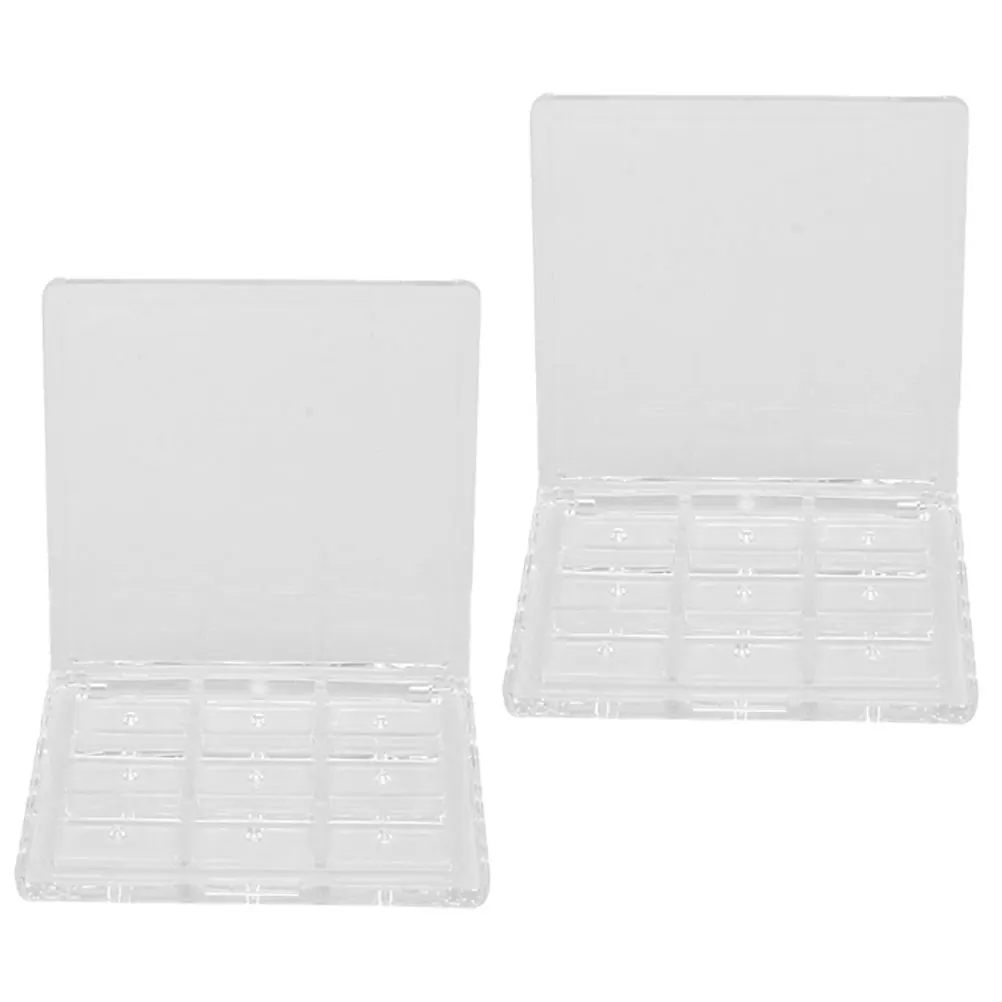 

3Pcs Eyeshadow Palette Storage Case Empty Box for Travel Mini PP Material Cosmetics Holder Lipstick blush Container