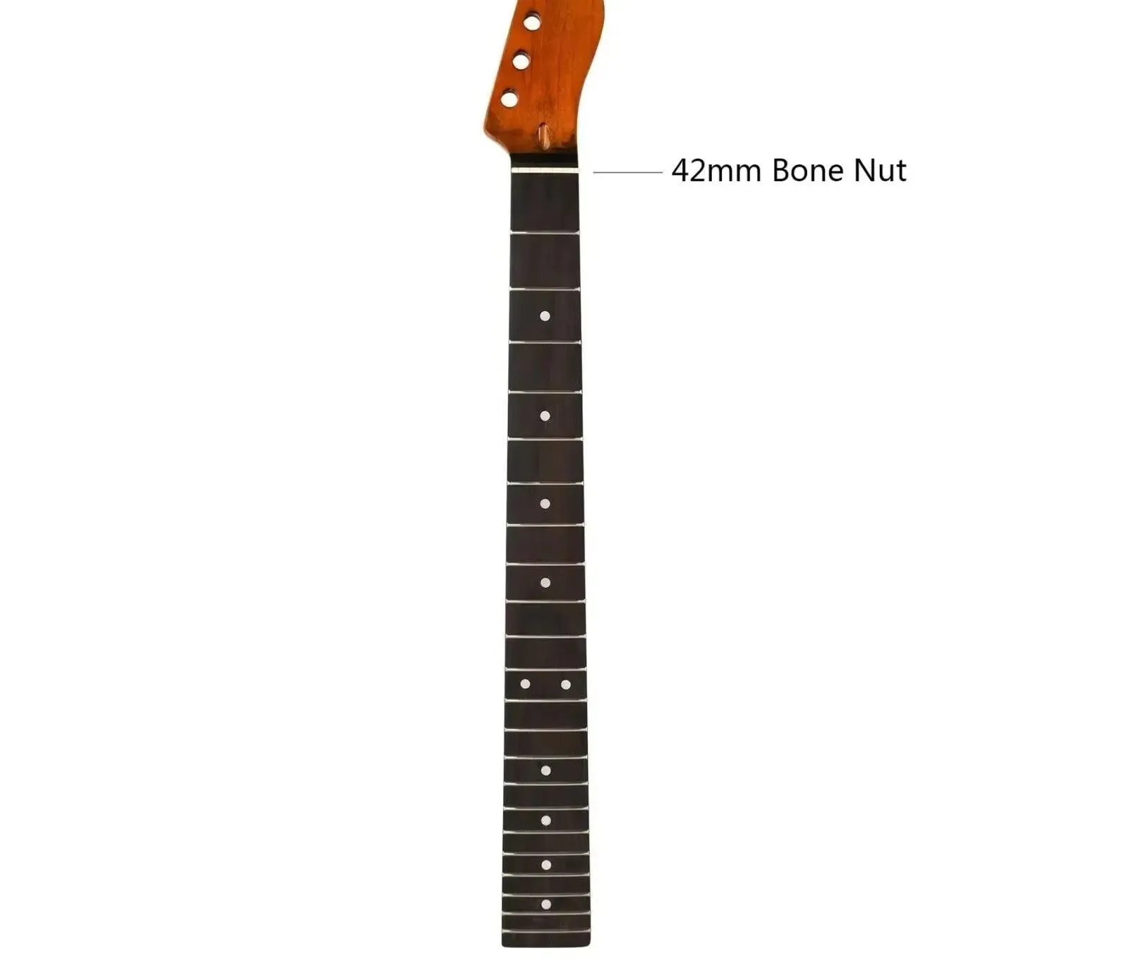 

Roasted Maple Guitar Neck 22 Frets 22.5 inch Rosewood Fingerboard，new