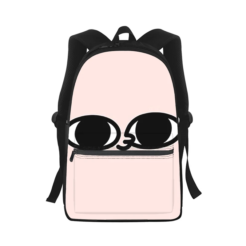 Cute Cartoon Ketnipz Backpack para homens e mulheres, 3D Print, Student School Bag, Laptop Bag, Shoulder Bag, Travel, Kids, Fashion