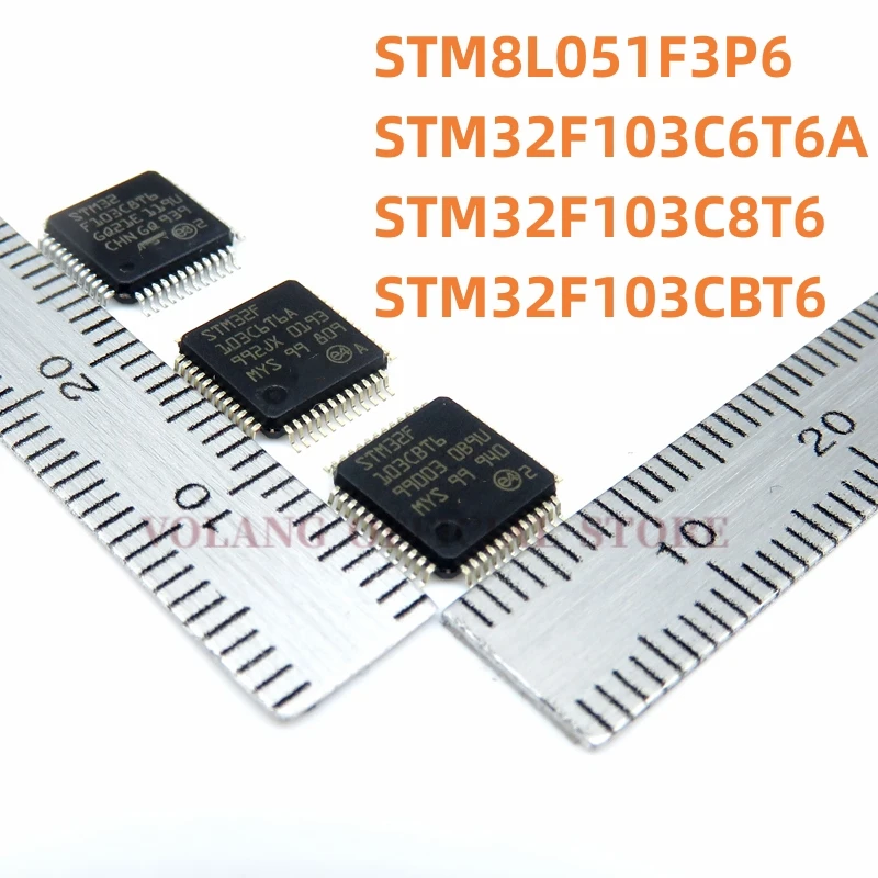 MCU MPU STM8L051F3P6 TSSOP20 16MHZ STM32F103C6T6A LQFP48 Microcontroller Single IC STM32F103C8T6 ARM Cortex 72MHZ STM32F103CBT6