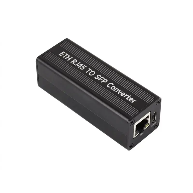 N93RNEW! SFP Media Converter For ETH RJ45 To Gigabit Support 1.25Gbps Optical Module No Poe Needed Mini Design
