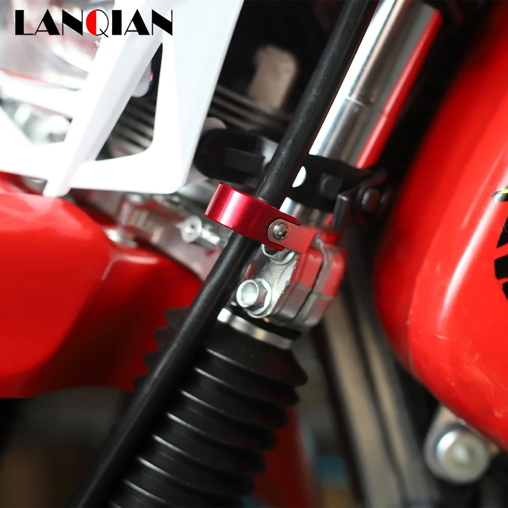 

For HONDA CRM250AR XR600R XR400R XR250R 1988-2007 CRM 250AR XR 600R/400R/250R Front Brake Hose Line Cable Holder Clamp Wire Clip