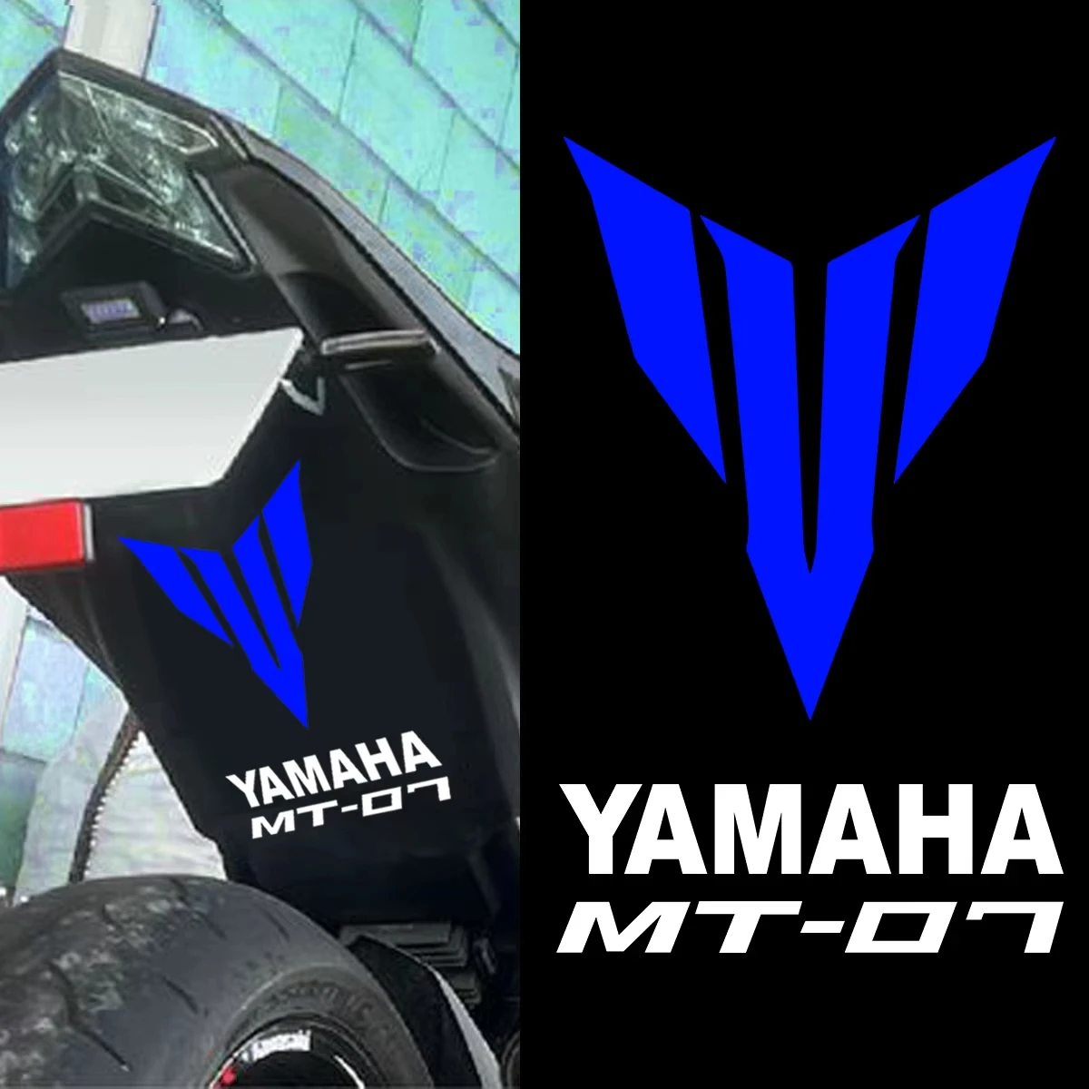 Motorcycle Yamaha MT 07 Sticker Decal MT07 Logo Decals