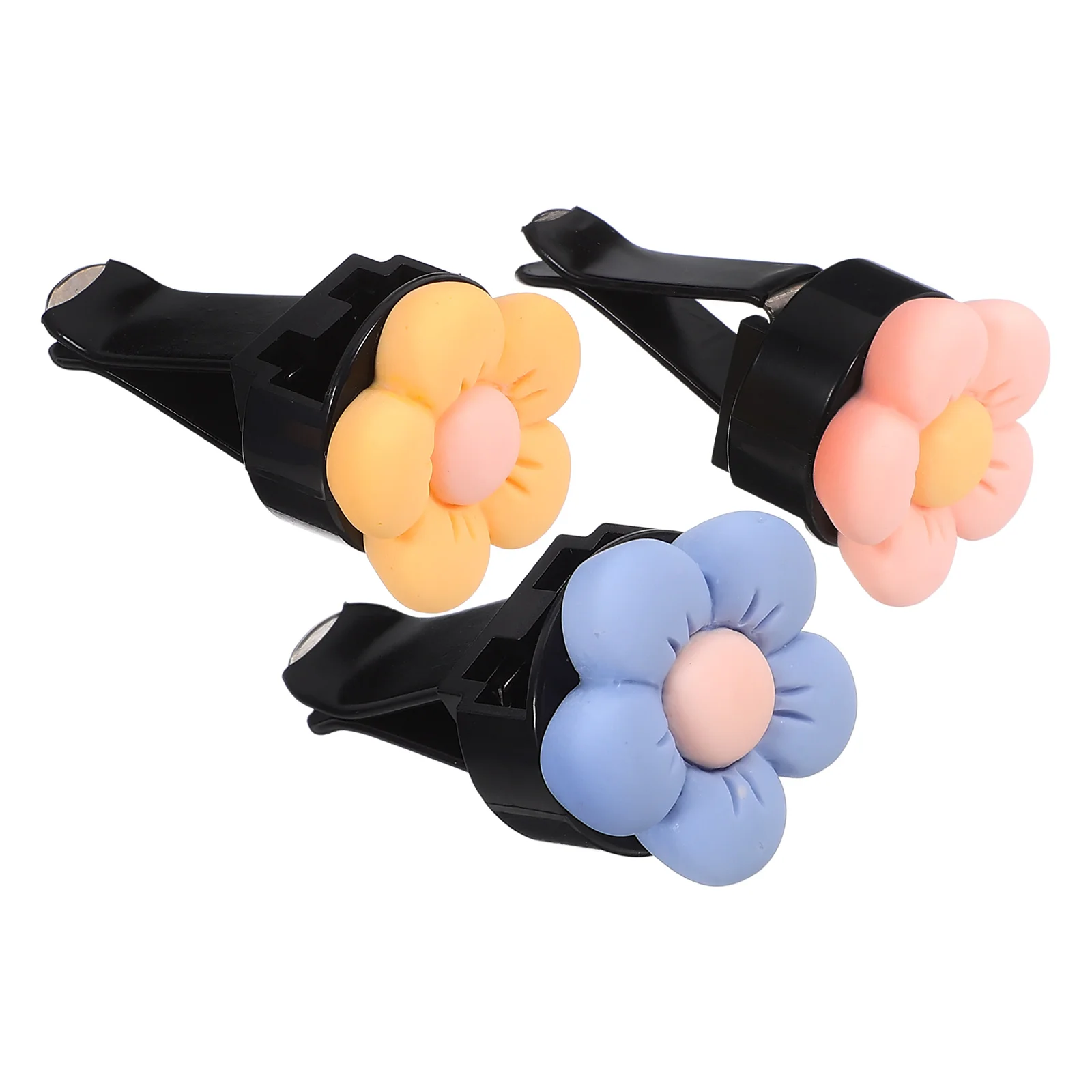 

3 Pcs Air Freshener Car Outlet Aromatherapy Resin Fresheners Automotive Vent Decoration