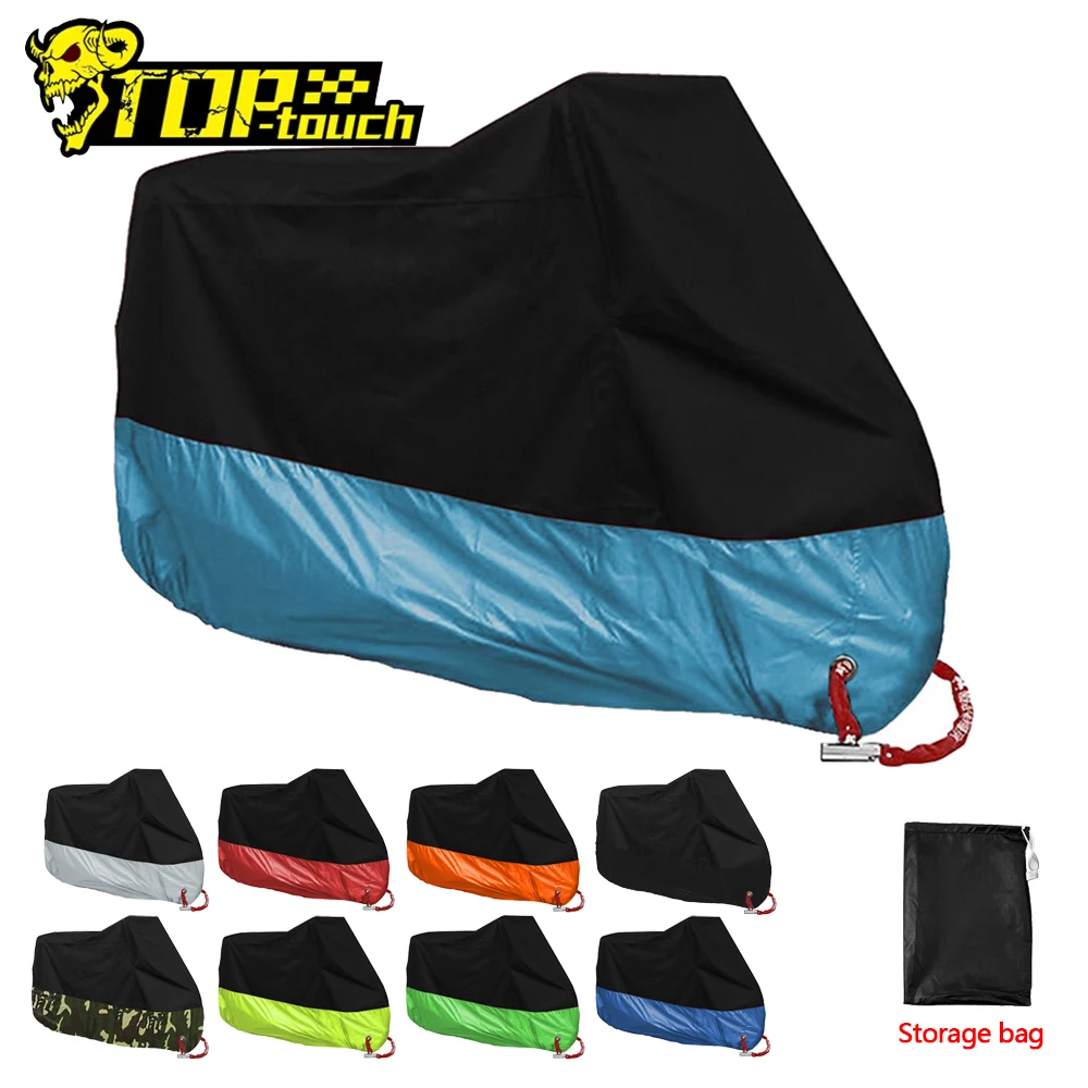

Motorcycle Cover Motorbike Rain Cover Waterproof Cover Coat Indoor Outdoor Motocross Scooter Cover Dustproof UV Protective M-4XL