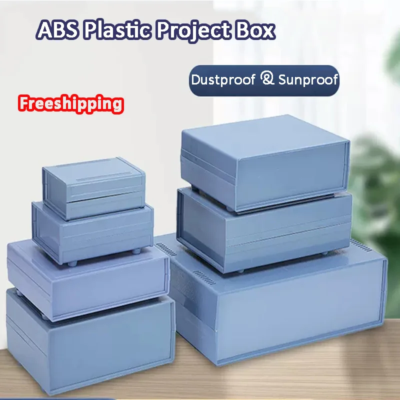 ABS Plastic Modular Housing Power Supply Project Box Industrial DIY Control Enclosure Electronic Distribution Transformer Case