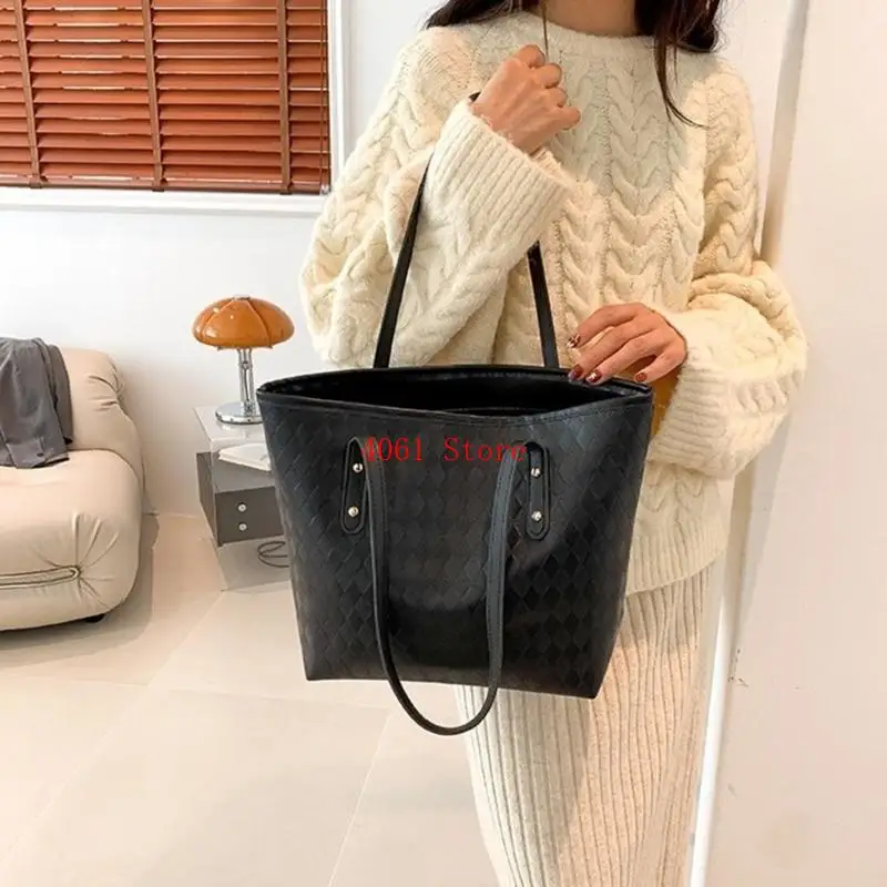 

Fashionable PU Shoulder Bag Tote Bags Handbag for Commuting and Casual Use
