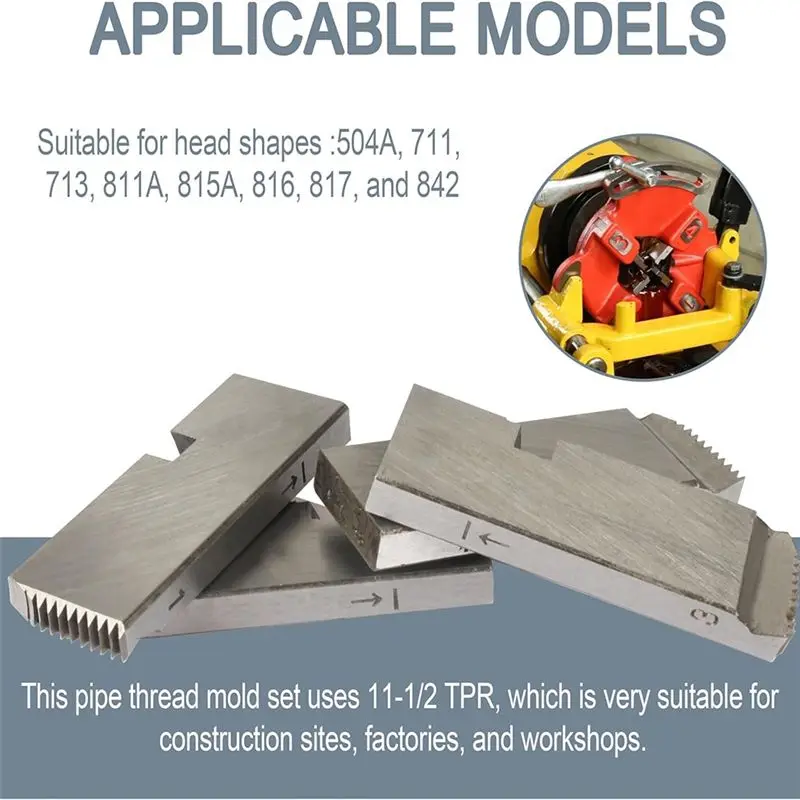Lightweight 47770 Threading Machine Dies Forhigh Speed NPT Tube Dies Nominal Tube Sizes 1