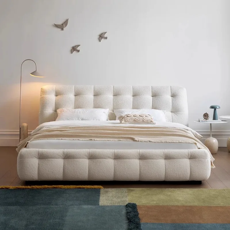 

Современная эстетичная кровать, дизайнерская акцент, удобный интерьер, модная профессиональная прозрачная кровать, винтажное украшение для дома Camas De Casal