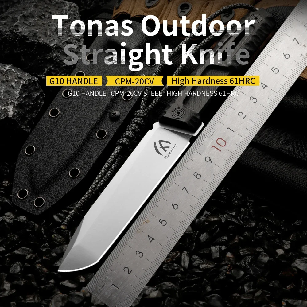 High quality multifunctional fixed blade - outdoor camping, rescue, and emergency survival knife, men's gift