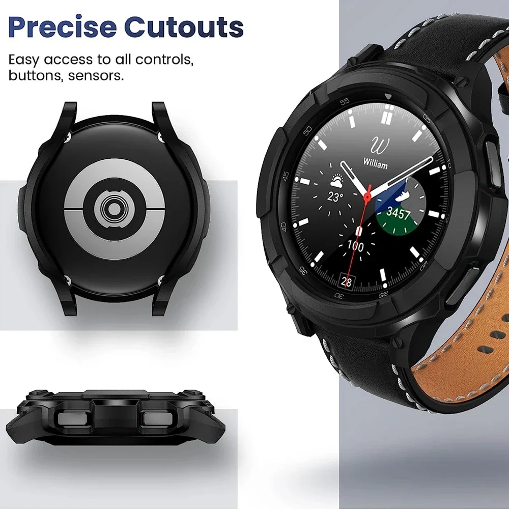 Чехол для Samsung Galaxy Watch 6 Classic 43 мм 47 мм, защитный чехол из ТПУ для Samsung Galaxy Watch 6 Classic 47 мм 43 мм, аксессуары