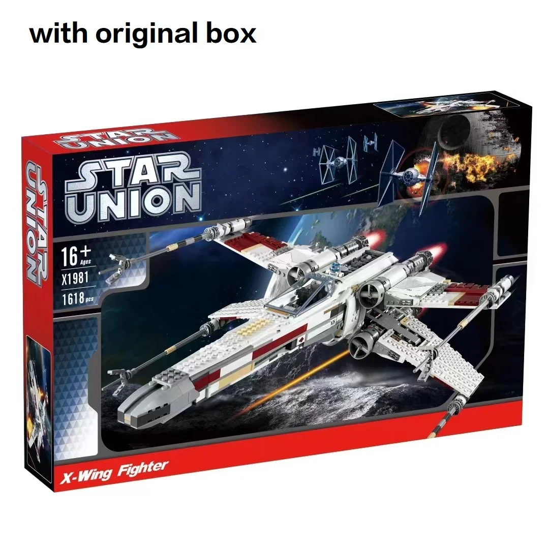 

With Original Box 1618 PCS Red Five X Fast Ship Platform Building Blocks Bricks Toy Gift Boy 81041 10240 05039