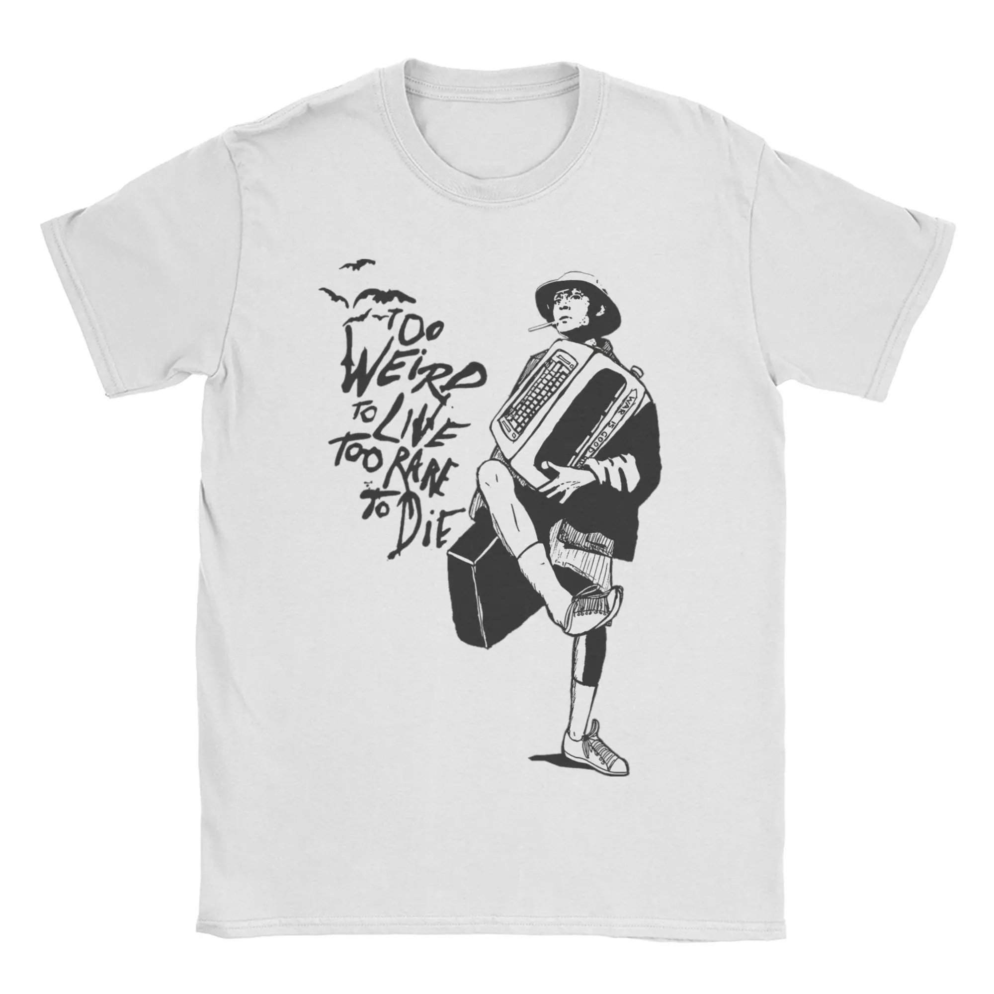 Fear and Loathing in Las Vegas T Shirt for Men Pure Cotton Cool T-Shirts O Neck  Tee Shirt Short Sleeve Clothes Summer