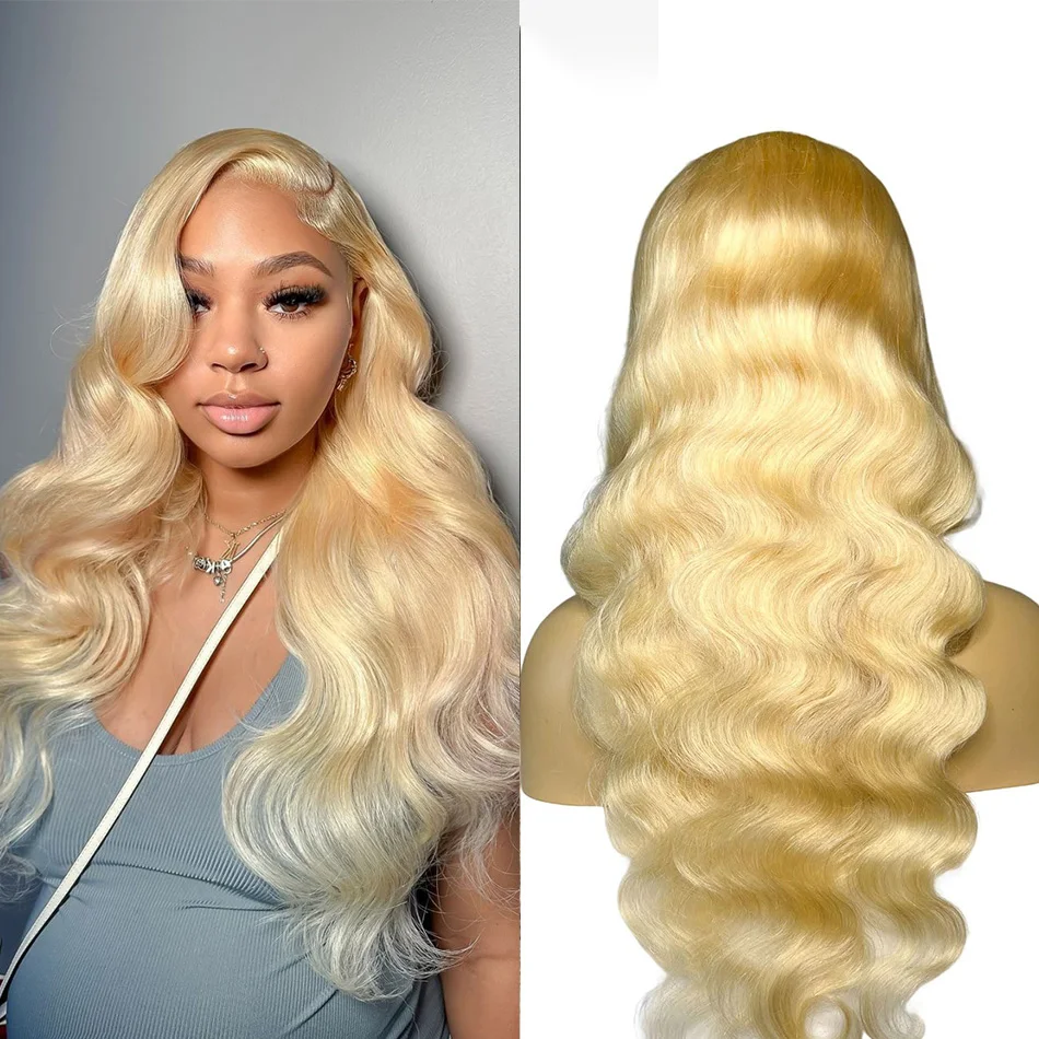 613 Blonde Body Wave Human Hair Wigs 13x6 Hd Lace Frontal Wig 13x4 Transparent Lace Front Brazilian Hair wigs For Women Choice