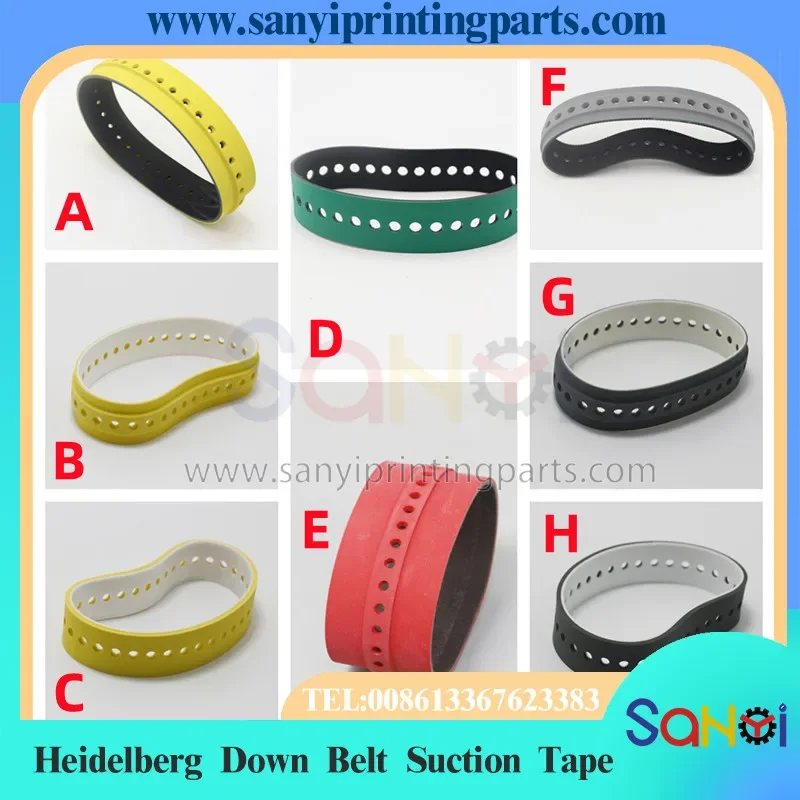1 Piece Heidelberg Down Belt Suction Tape M2.015.870 M2.015.871 M2.015.843 F4.614.821 F4.614.821F M2.015.880F M2.015.357