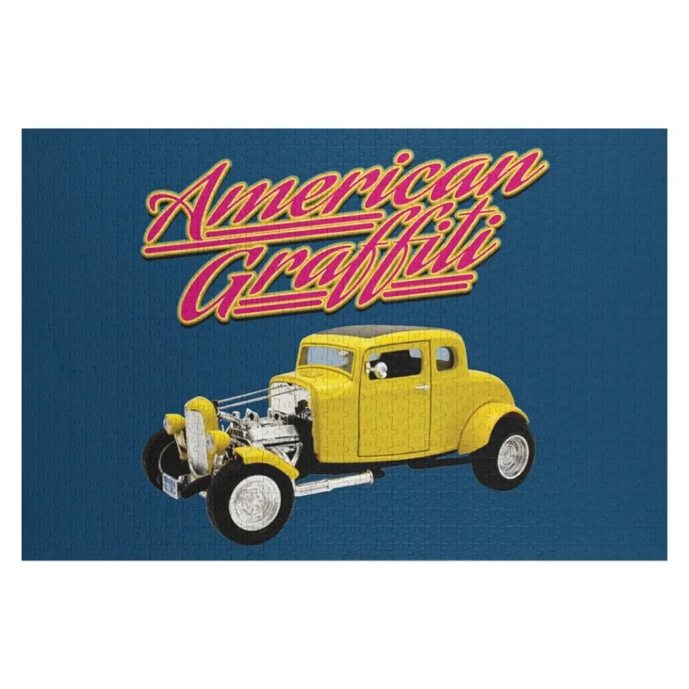 

American Graffiti - ’32 Deuce Coupé Jigsaw Puzzle With Personalized Photo Anime Personalized Toy Puzzle