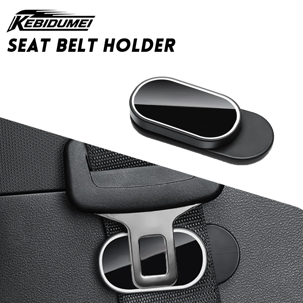 KEBIDUMEI Car Seat Belt Fixing Clips Auto Seat Belt Holder Stabilizer Fastener Adjustable Clip Seat Belt Stopper Car Accessories