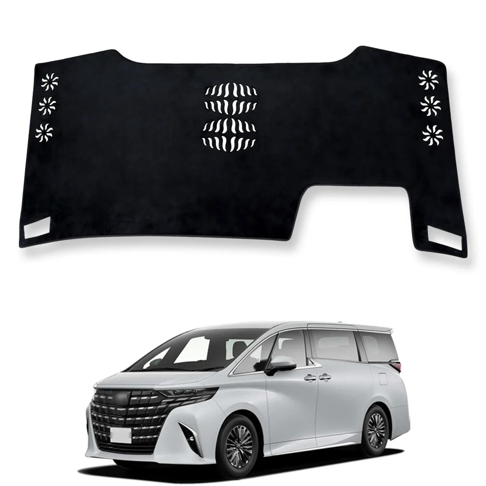 

Dashboard Cover Pad for Toyota Alphard Vellfire 40 Series 2023 2024 Dash Mat Dashmat Car Accessories Protective Sunshade Carpet