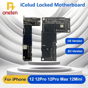 Bilashmart ICloud Locked ID Motherboard IPhone 12 12Mini 12 Pro Max Power on Logic Board LCD Testing Repair Skill Practice Mainboard
