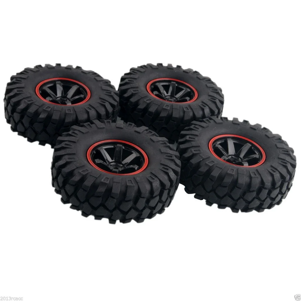 RC 701A-7006L Rim 108mm Rock Climbing Tires For HSP 1:10 Jeep Wrangler SCX10 D90