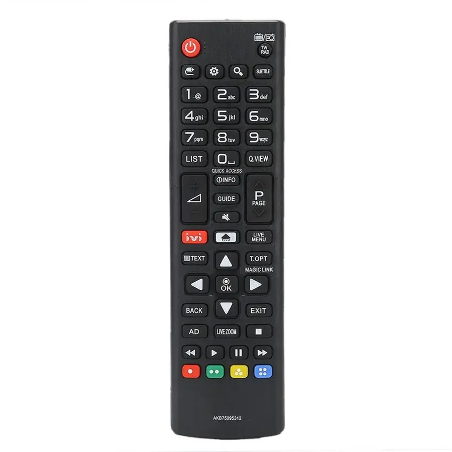 Controller Player Replacemen Remote Control AKB75095312 for Smart TV 49UJ651V 49UJ655V 55LJ540V 55UJ620V 55UJ630V