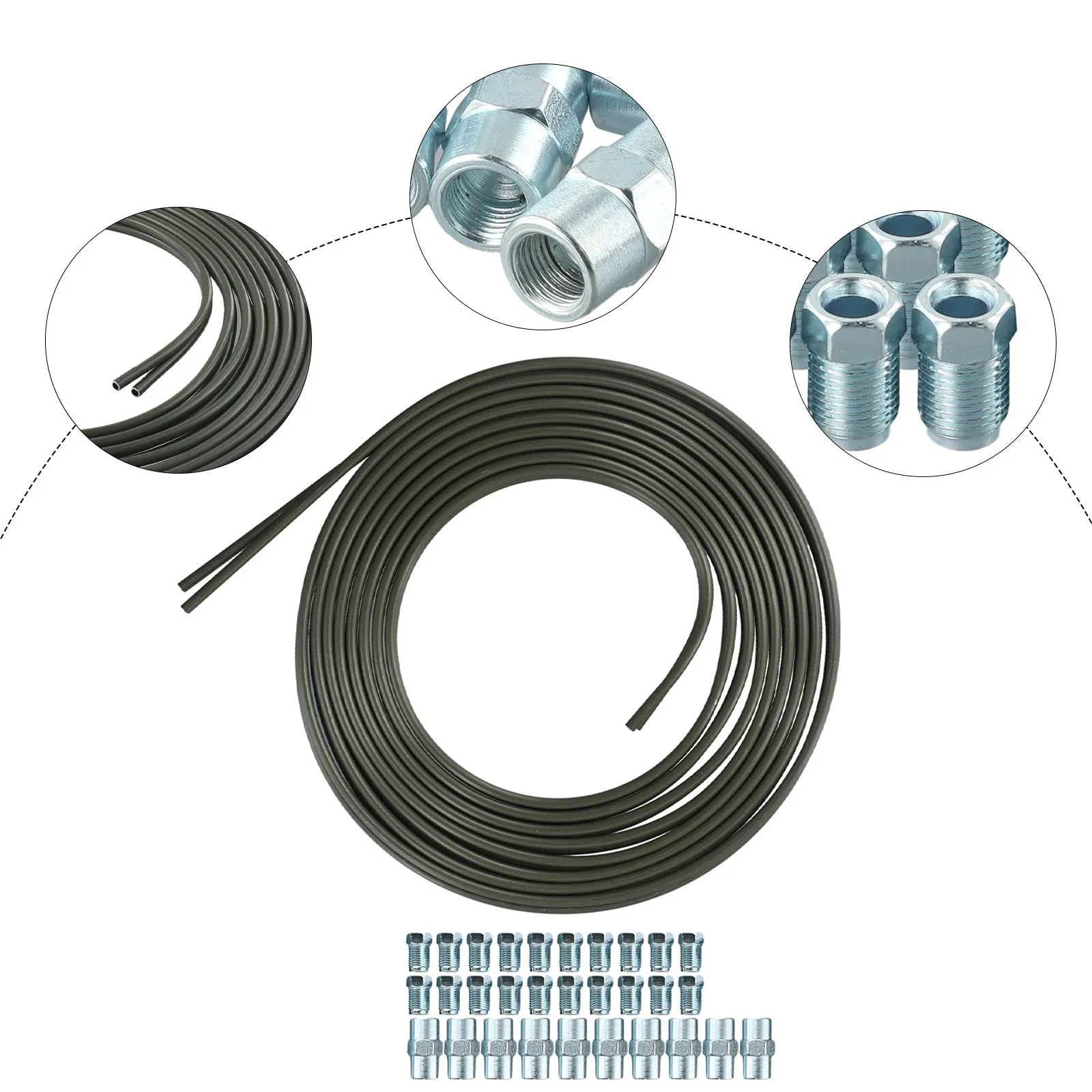 1 Set Brake Line Kit 5m 3/16