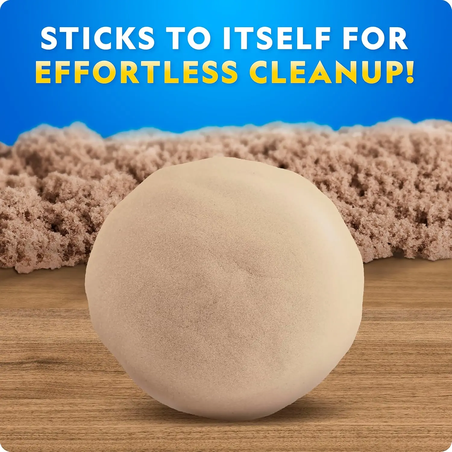 National Geographic Moon Sand - 24 Lb. Bulk Play Sand Kit with 6 Castle Molds (Natural) - A Fun No Mess Sensory Activity, Kids F