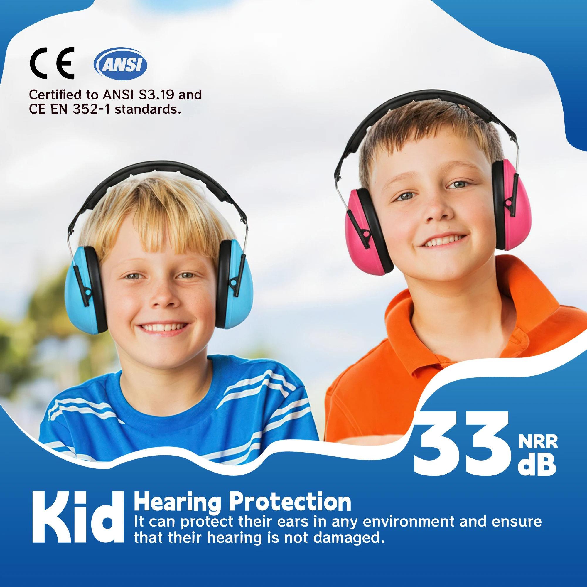 Kids' noise-canceling headphones block out noise so you can enjoy baby-like sleep
