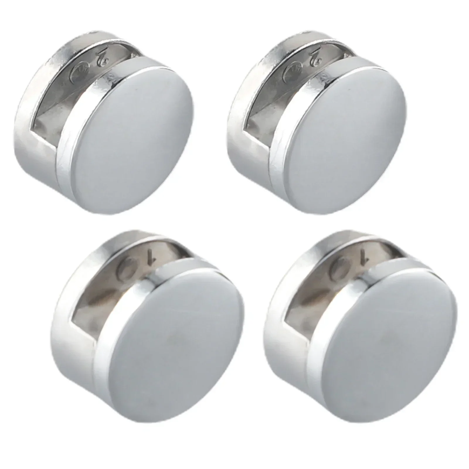 

4 Pcs/set Wall Mount Frameless Mirror Clips Mirror Holder Clips Glass Clamp Shelf Support Brackets Zinc Alloy Bathroom Hardware