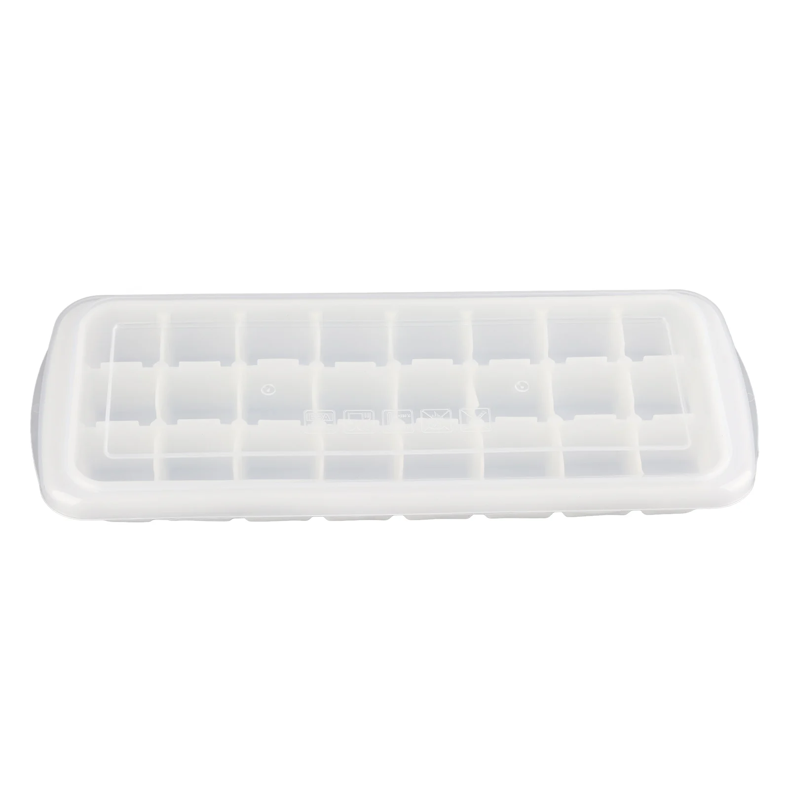 Лоток легко чистится, 24 сетки, легко извлекается, прозрачные белые формы для лотков с герметичной крышкой для дома