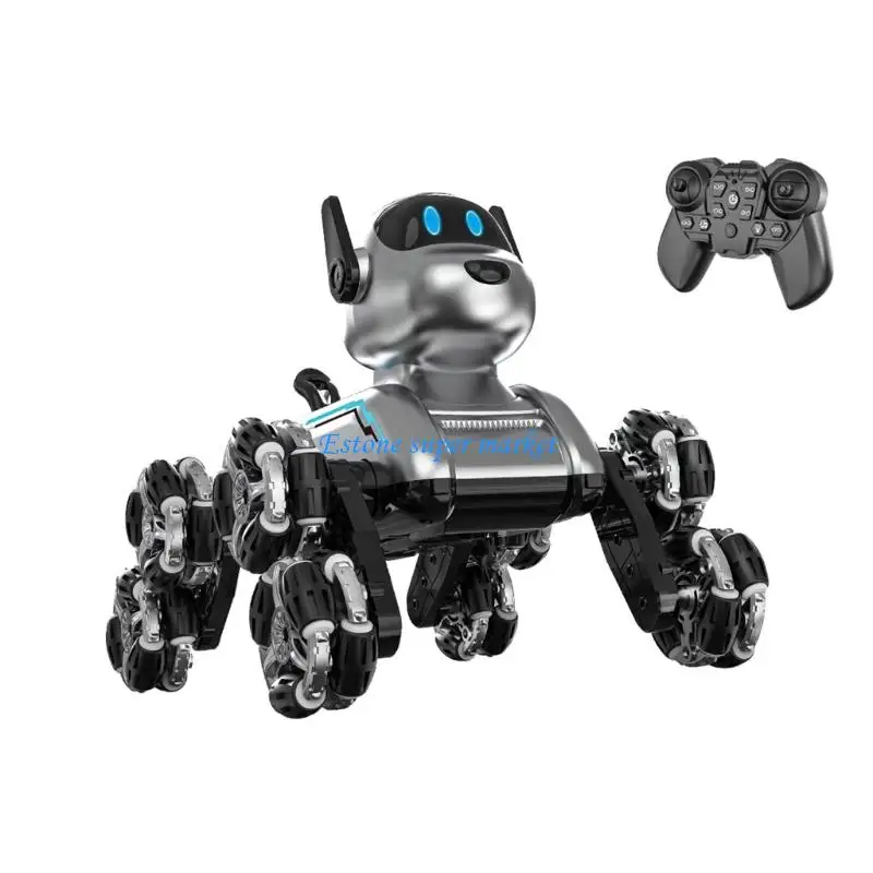 090B Tracción en 8 ruedas, Control remoto todo terreno, Perro Robot transformador, juguete operado por gestos, actualizaciones