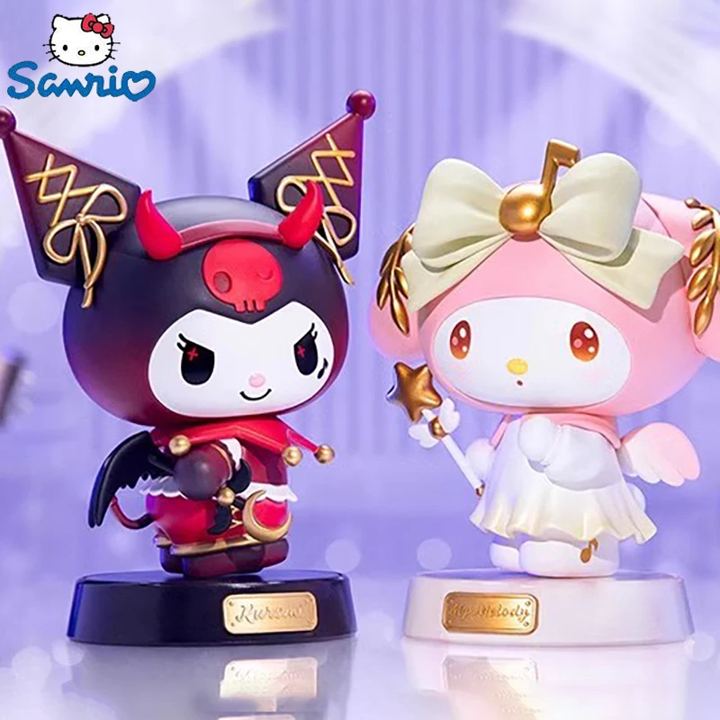 

Sanrio Demon Kuromi Angel My Melody Figure Large Size Action Figurine Anime Collection Model Statue Doll Pvc Xmas Gift Toys