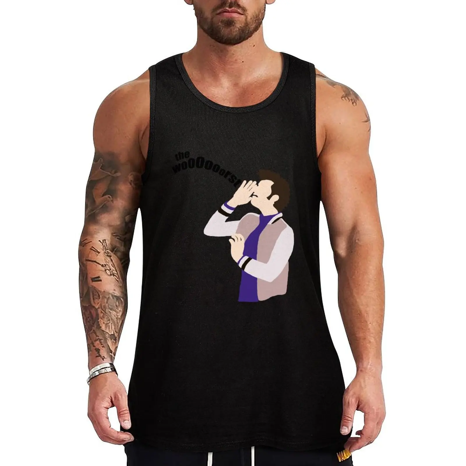 The WooOorst Tank Top muscle t-shirt Sleeveless T-shirt running shirt underwear