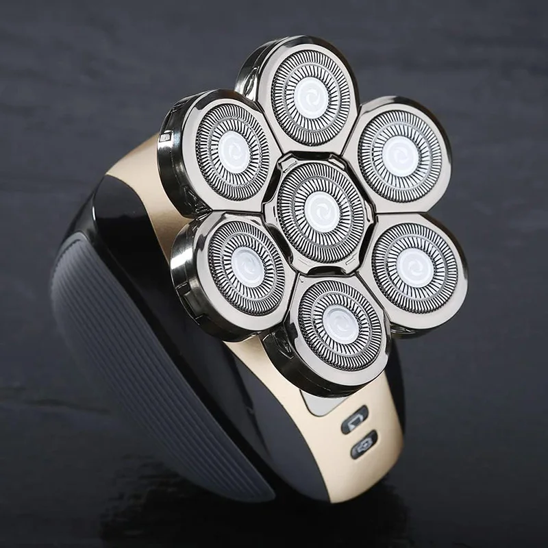 7D شفرة رئيس استبدال ماكينة حلاقة رئيس قطع الغيار 7 القاطع العائمة رئيس 7D بشكل مستقل اللحية الحلاقة الكهربائية رئيس #2