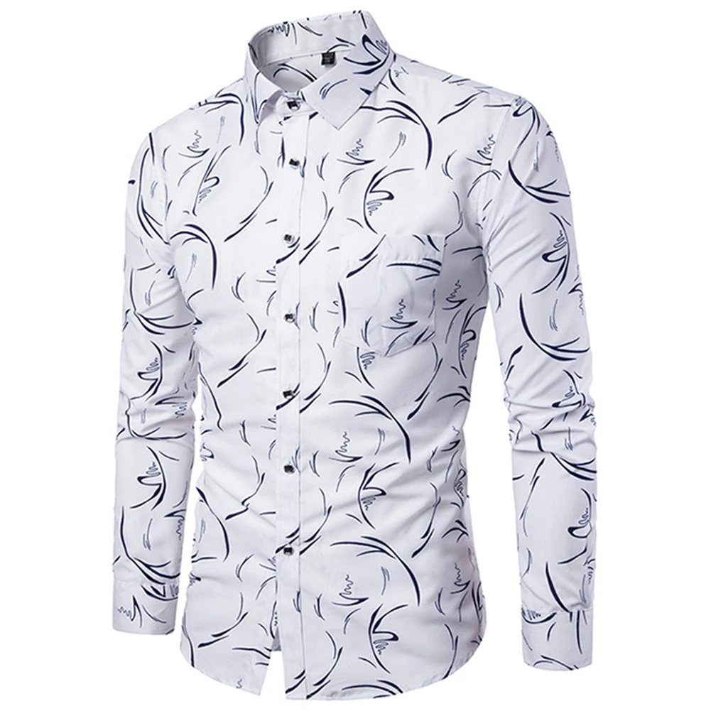 Mens Shirt Shirt Blouse Breathable Casual Classic Comfortable Cotton Blend Floral High Quality Widely Applicable