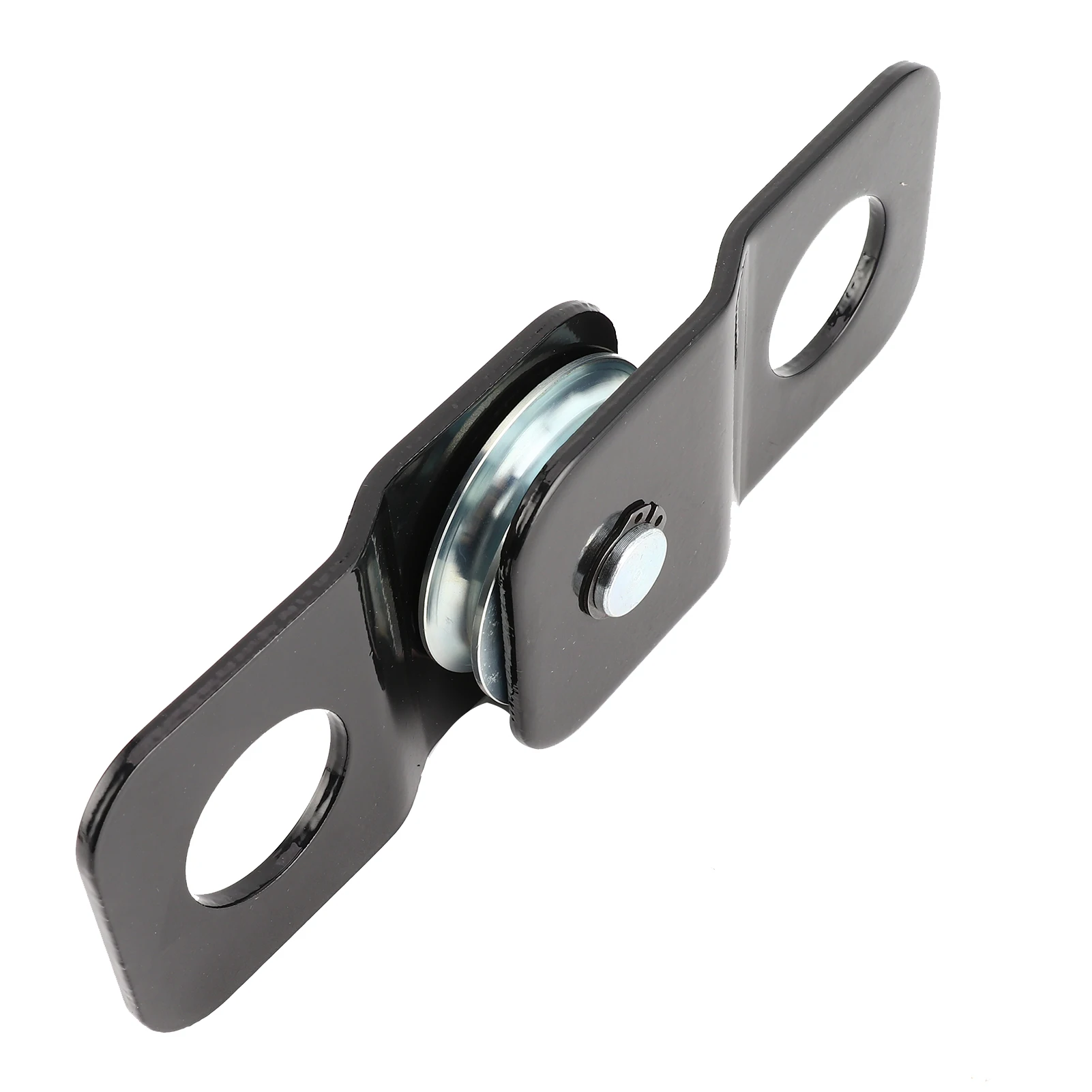 Hitch Snatch Block 4 Ton 8800lb for ATV UTV Truck Towing Recovery Double Winch Pulley Black Steel Heavy Duty Extend Motor Life