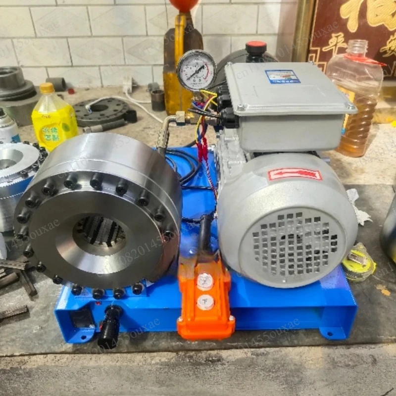 High Pressure Hydraulic Pipe Crimping Machine 2.2KW 10-31mm Electric Hose Shrinking Crimper Industrial Tube Press Equipment