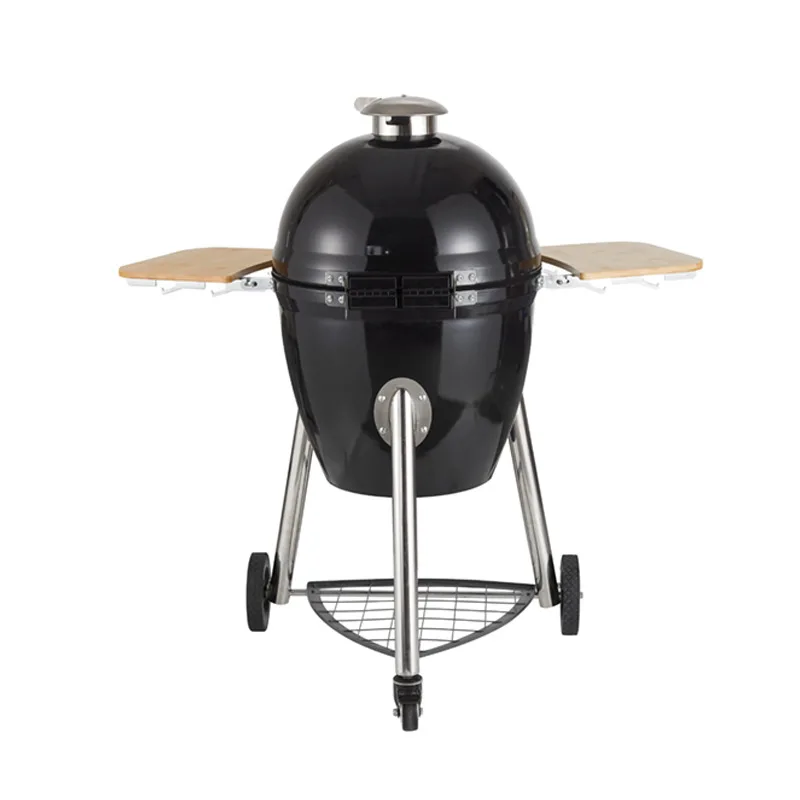 Outdoor Household BBQ Grill Potluck Barbecue Portable Camping Cookware Carbon Removable Egg Shaped Grill Enclosure