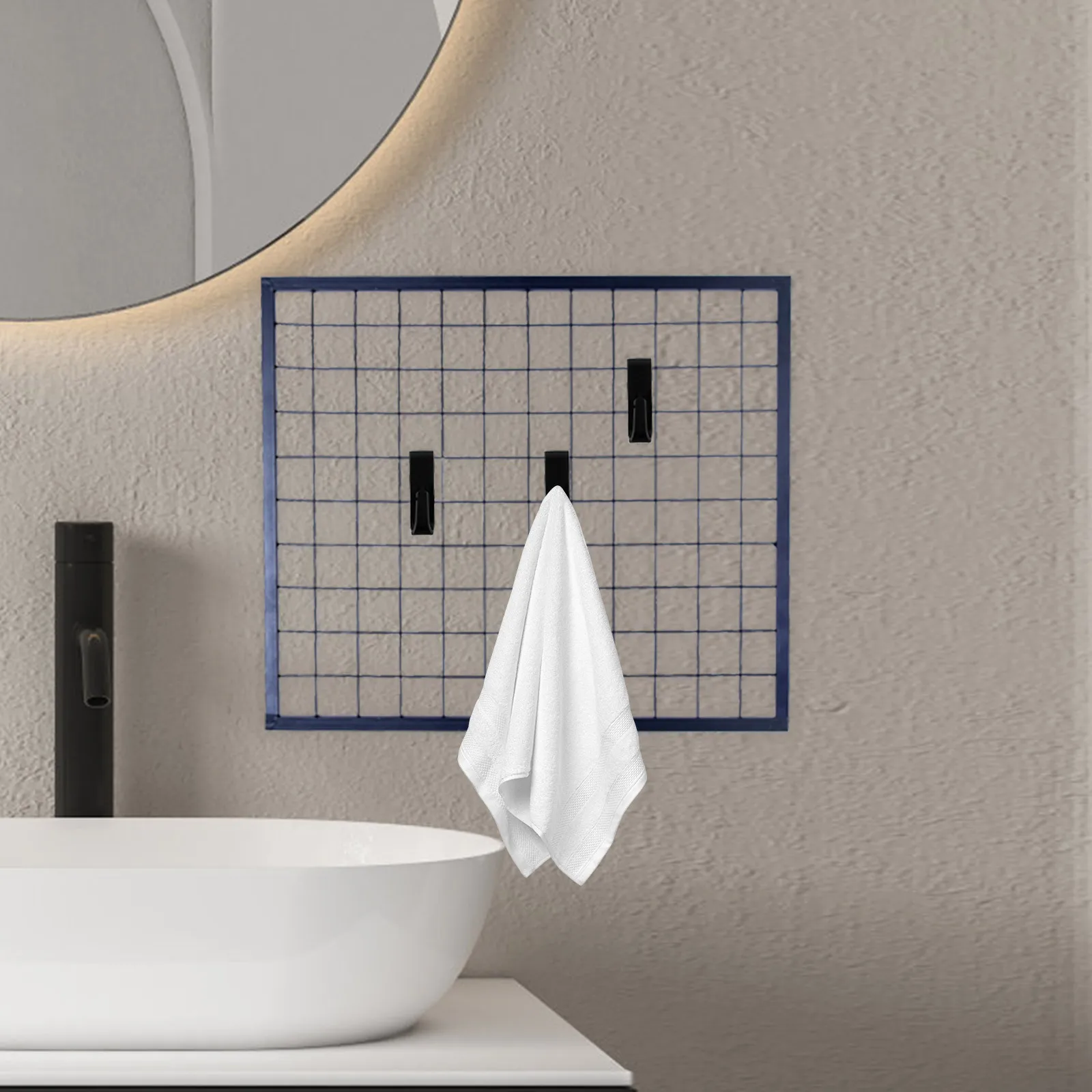 

20Pcs Z-Shaped Mesh Hooks Plastic Hanging Organizer for Kitchen Bathroom Cabinet Door Towel Utensil Storage Compact Design