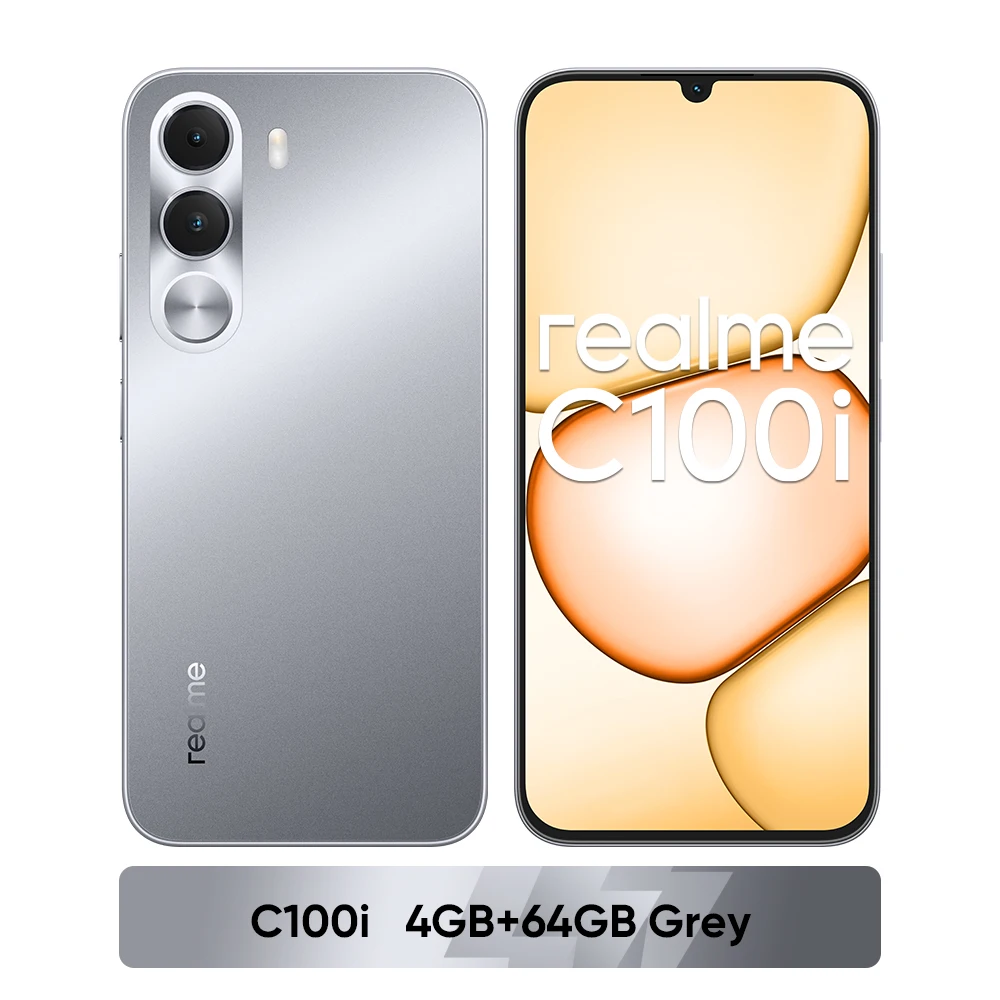realme C100i 7000mAh 4GB+64GB グレー 特別割引