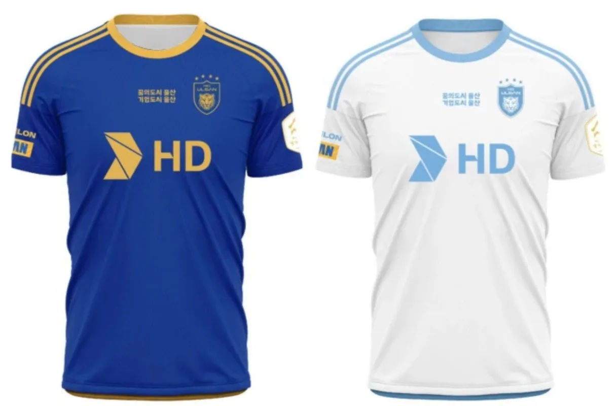 

Ulsan HD 2025 Football Spirit New Jersey Club Мужская и женская футболка Football League Быстросохнущая дышащая футболка для мотоцикла