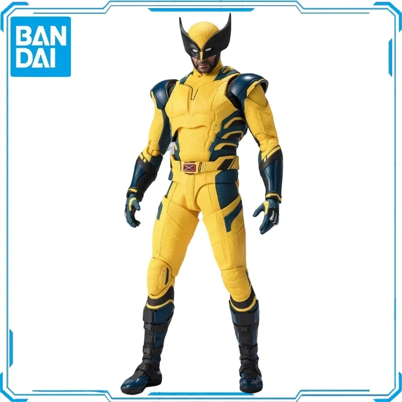 Pre-Sale Original Bandai SHF Wolverine Action Figures Animation Toys Gifts Model Genuine Collector Hobby Anime