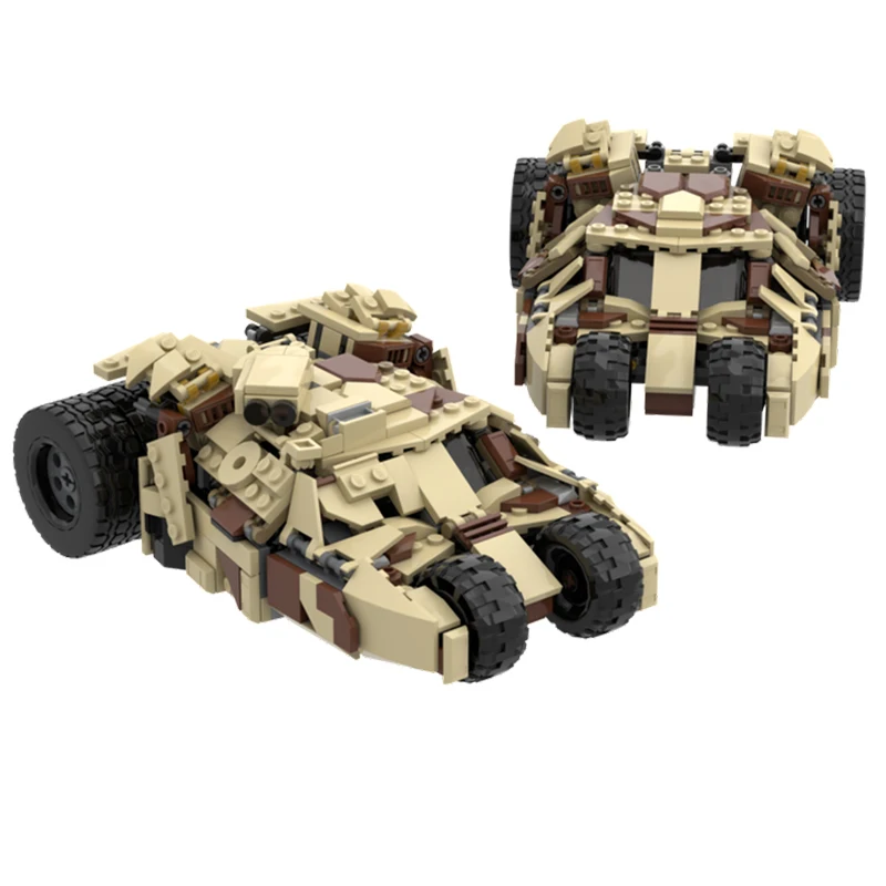 นิยายวิทยาศาสตร์ฟิล์ม Series Camouf ค้างคาว Land Combat รถบล็อกอาคารประกอบอิฐจอแสดงผลสร้างสรรค์ของเล่นเด็ก