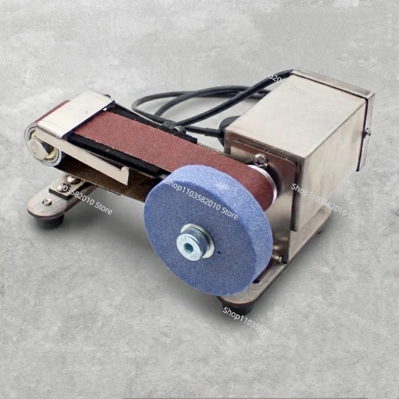 304 Stainless Steel Water-Cooled Belt Grinder – Electric Knife Sharpener (Wet/Dry Use, Universal Adapter)