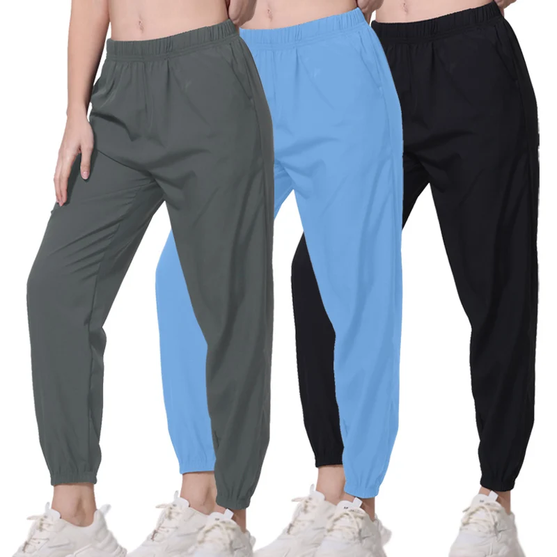 1/3-Piece Set Of Women's Ankle Pants In Spring And Summer Solid Color Multifunctional Casual Sports Comfortable And Fashionable